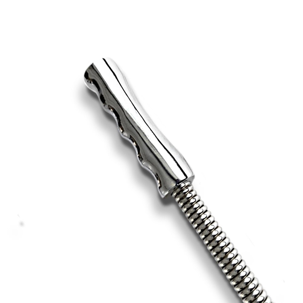 Nixie Metal Riding Crop Flaming Heart - Image 3