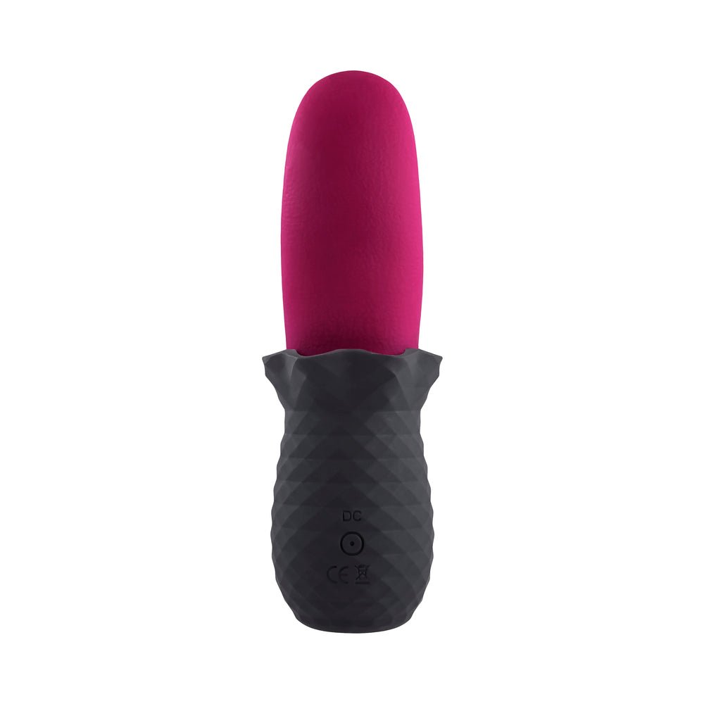 Selopa Tongue Teaser Vibe Rechargeable Silicone Pink Black - Image 3