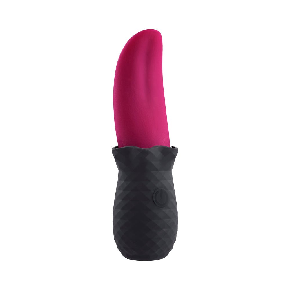 Selopa Tongue Teaser Vibe Rechargeable Silicone Pink Black - Image 5