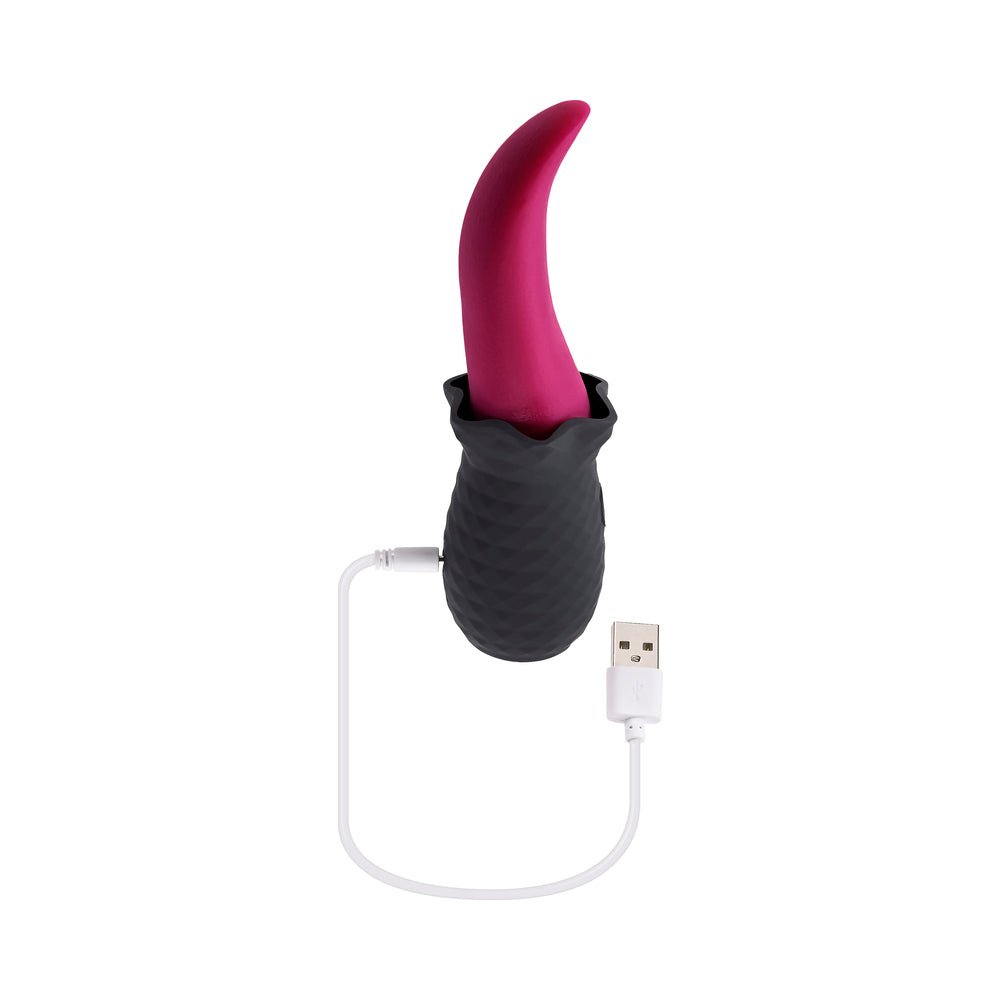 Selopa Tongue Teaser Vibe Rechargeable Silicone Pink Black - Image 8