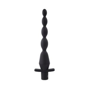 Alternative view of Selopa Vibrating Butt Beads Rechargeable Anal Silicone Black