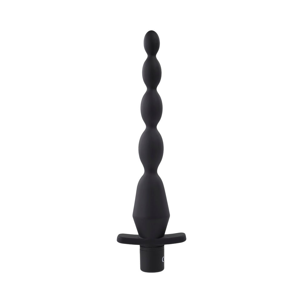 Selopa Vibrating Butt Beads Rechargeable Anal Silicone Black - Image 2