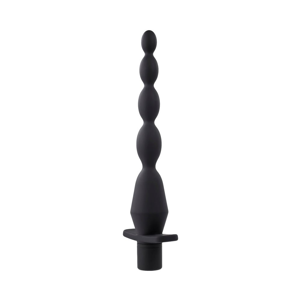 Selopa Vibrating Butt Beads Rechargeable Anal Silicone Black - Image 4