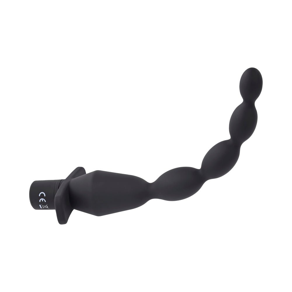 Selopa Vibrating Butt Beads Rechargeable Anal Silicone Black - Image 5