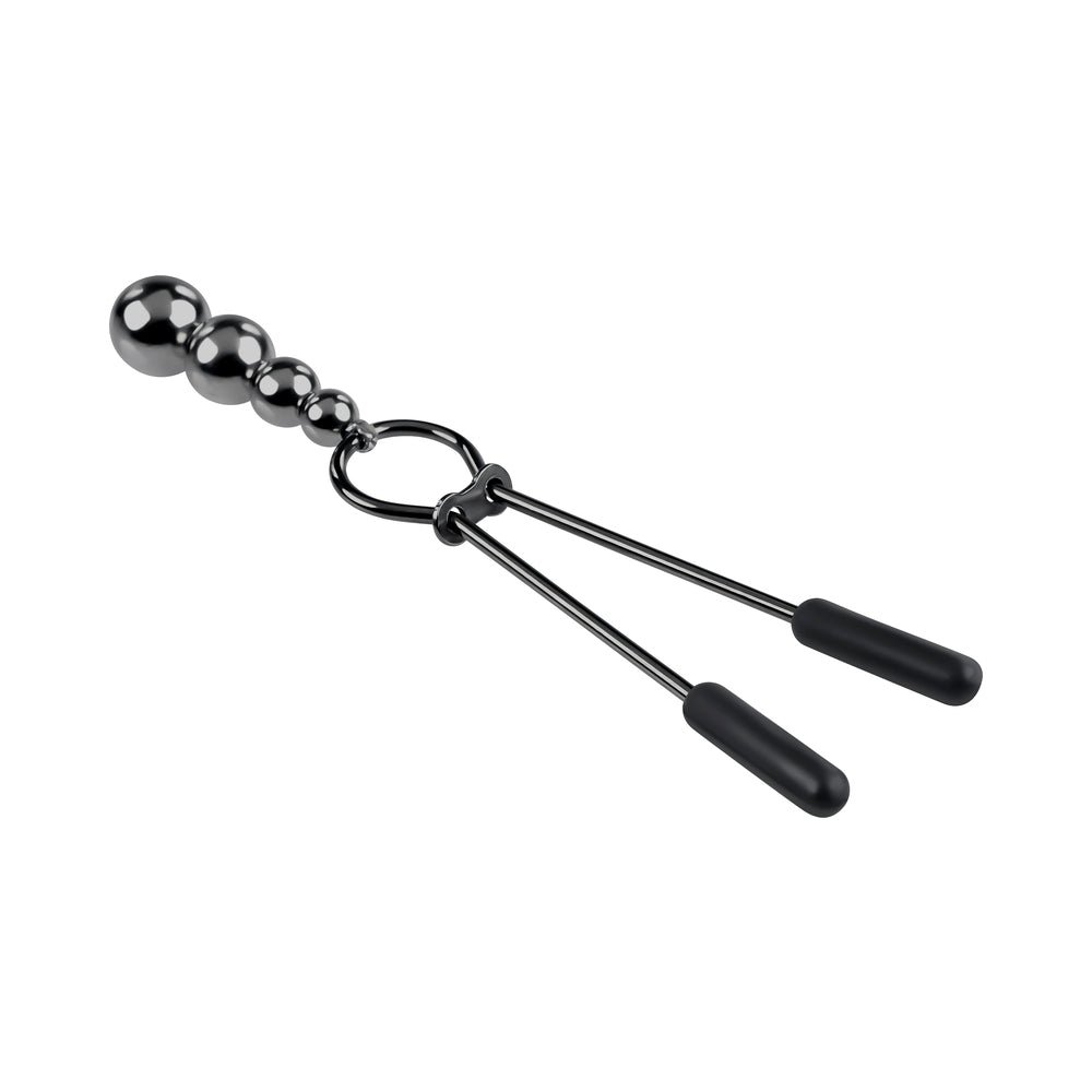Selopa Beaded Nipple Clamps Stainless Steel Black Chrome - Image 5