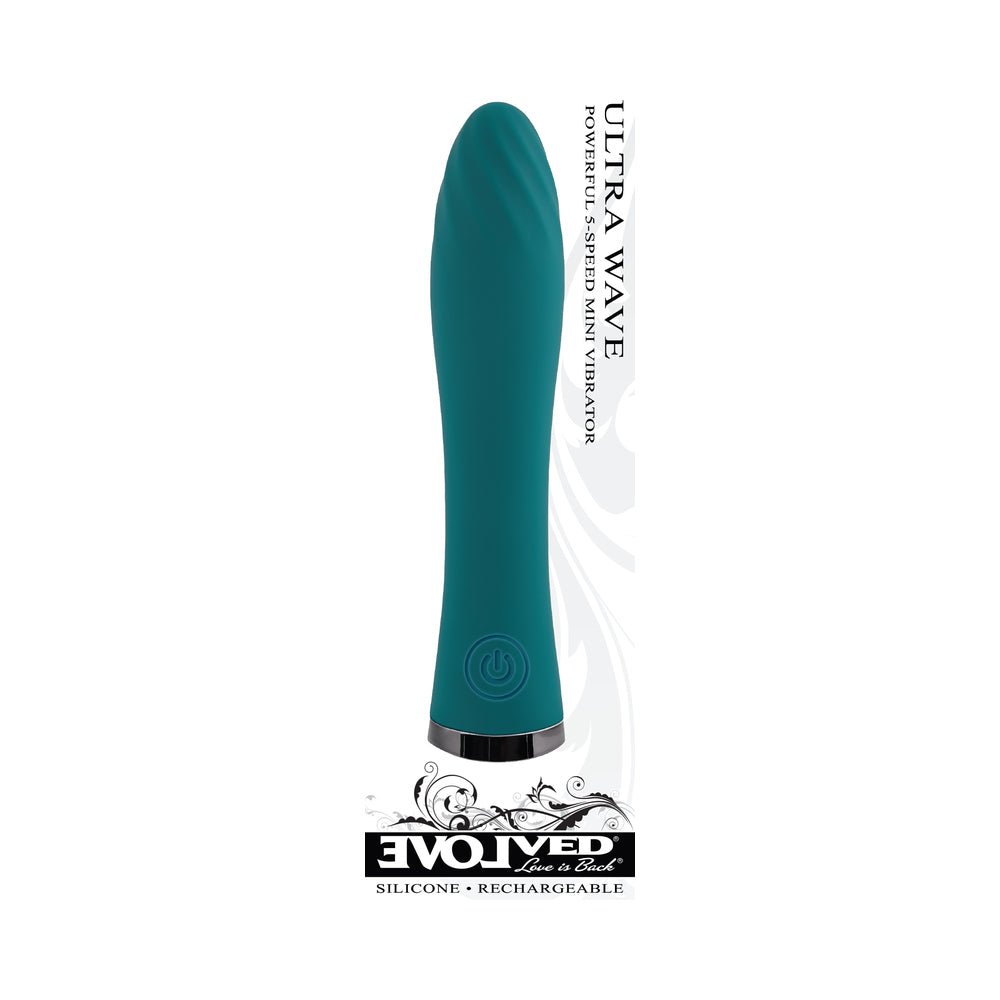 Evolved Ultra Wave Rechargeable Vibrator Teal - Image 9