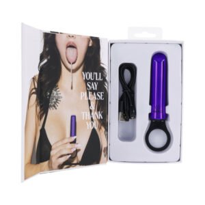 Alternative view of Merci Power Play with Silicone Grip Ring Violet