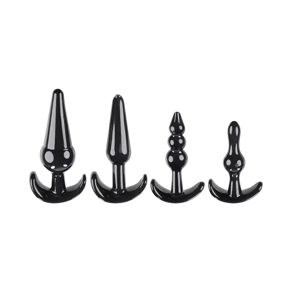 Selopa Intro To Plugs 4-Piece Anal Plug Set Black - Image 2