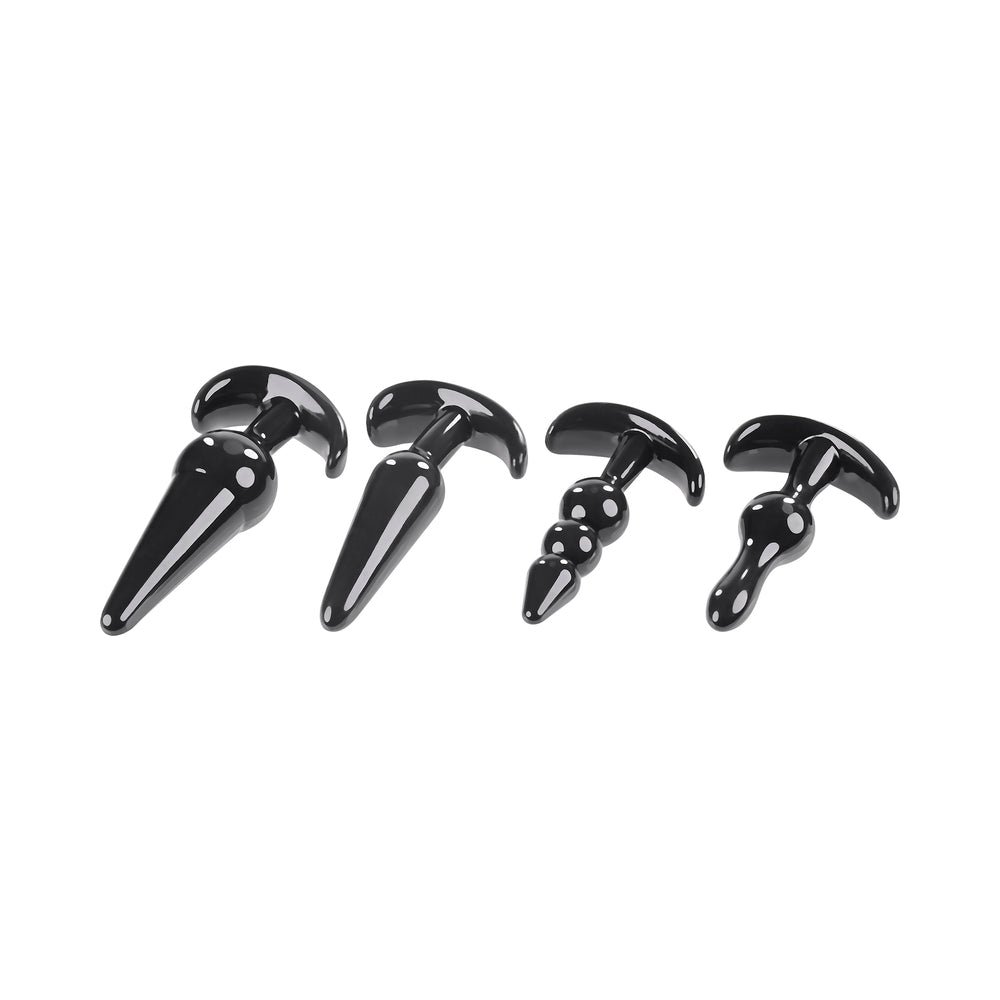 Selopa Intro To Plugs 4-Piece Anal Plug Set Black - Image 5