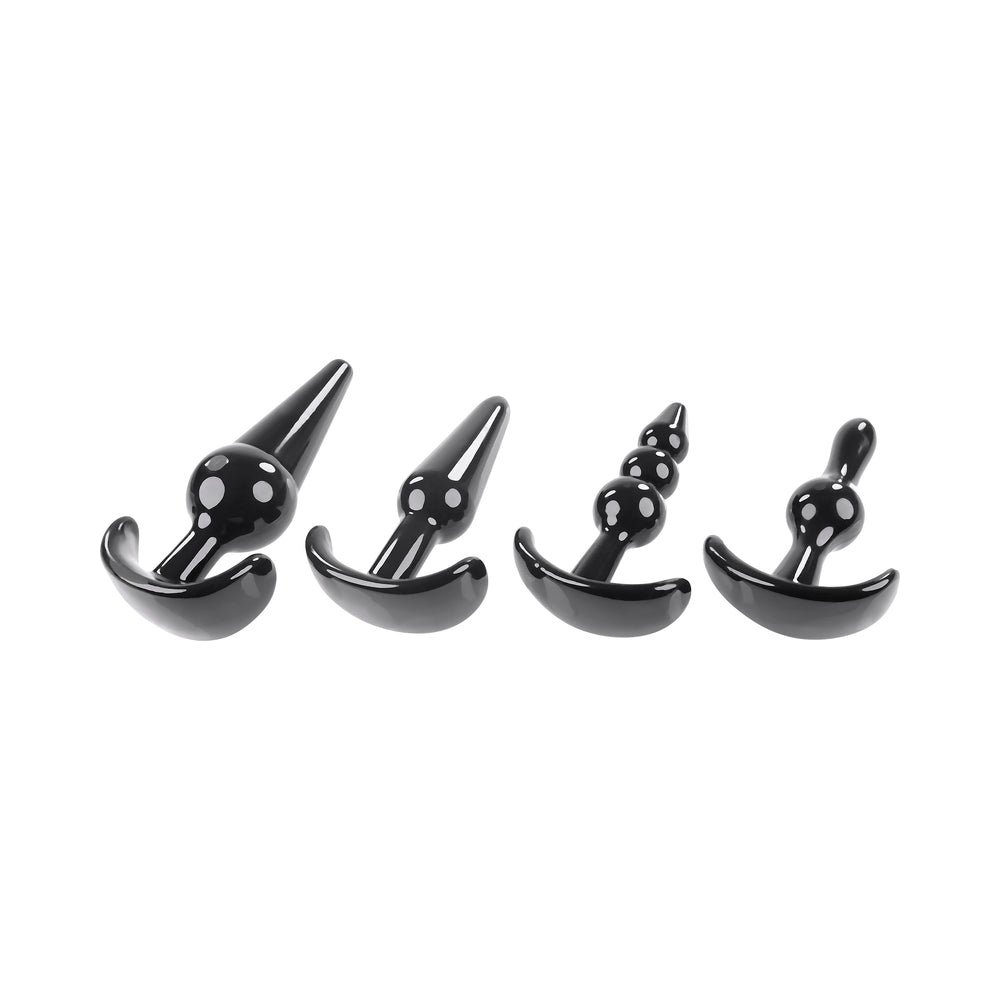Selopa Intro To Plugs 4-Piece Anal Plug Set Black - Image 6
