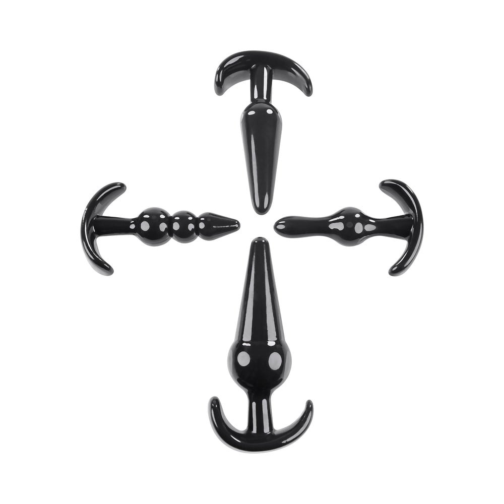Selopa Intro To Plugs 4-Piece Anal Plug Set Black - Image 7