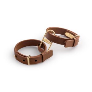 Alternative view of Crave ICON Cuffs Tan/24kt Gold