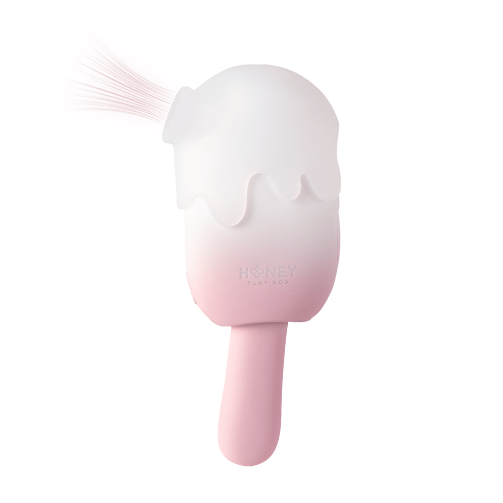 Honey Play Box Bite Me Sucking Tapping & Vibrating Cream Pop Stimulator - Image 2