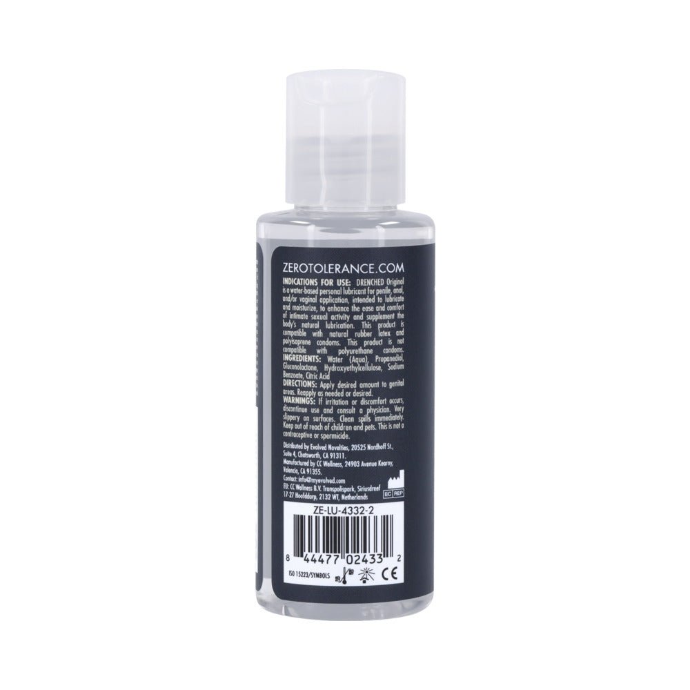 Zero Tolerance Drenched Original Water-Based Lubricant 2 oz. - Image 3