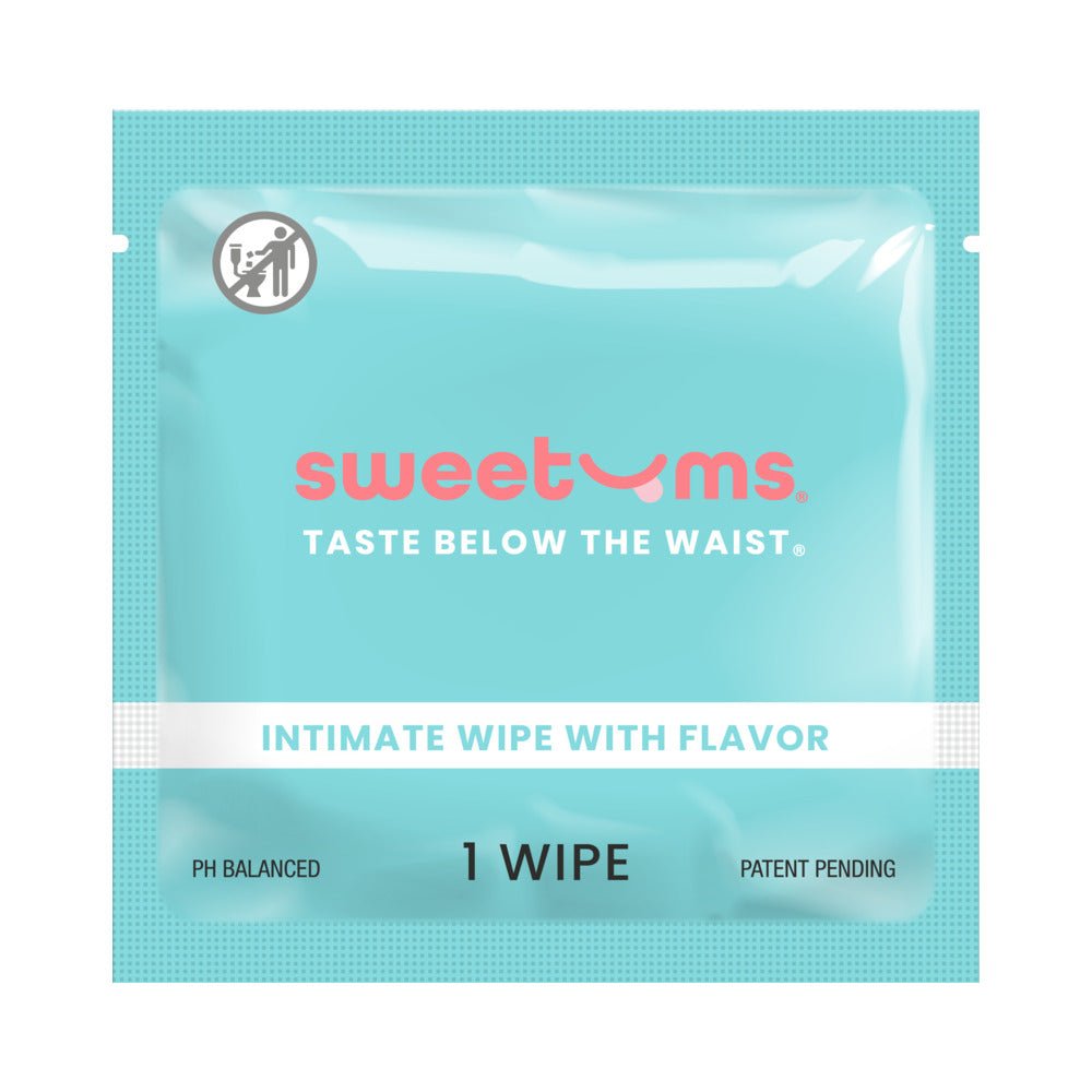 Sweetums Intimate Wipes Cinnamon Bun Flavor 10-Pack - Image 2