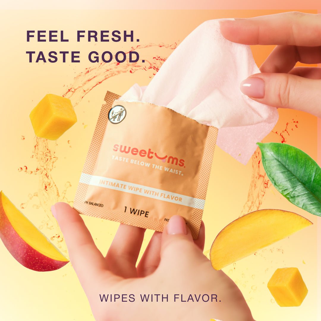 Sweetums Intimate Wipes Cinnamon Bun Flavor 10-Pack - Image 4