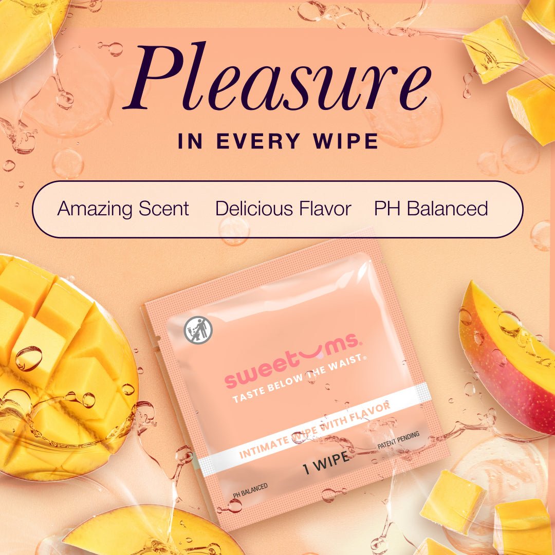 Sweetums Intimate Wipes Cinnamon Bun Flavor 10-Pack - Image 5