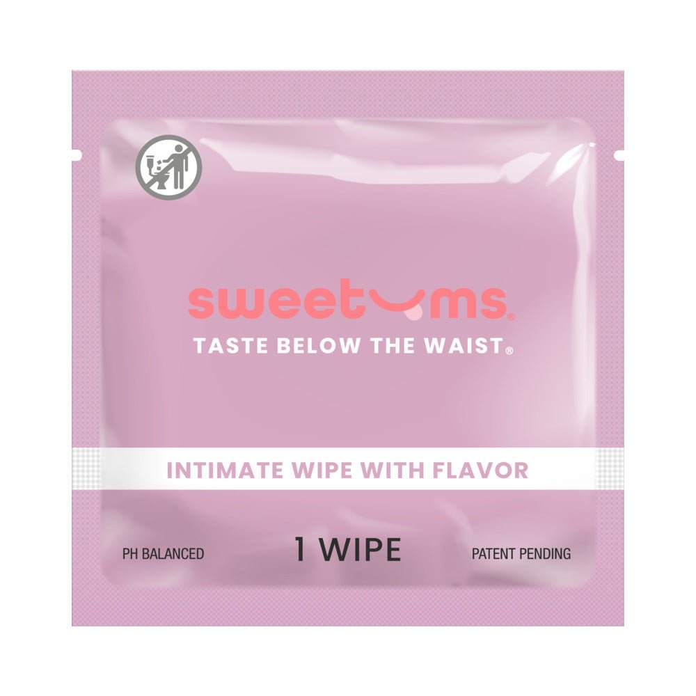 Sweetums Intimate Wipes Grape Flavor 10-Pack - Image 2