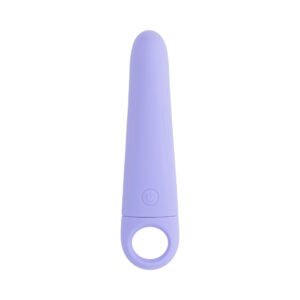 Alternative view of Evolved Tart Teaser Rechargeable Vibrating Vibe Silicone Purple