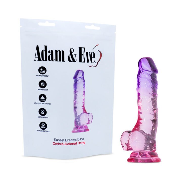 Adam & Eve Sunset Dreams Realistic Dildo 7.5 in. (Bag Packaging)