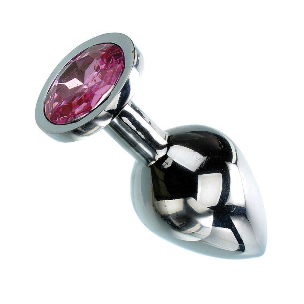 Adam & Eve Pink Gem Anal Plug Medium - Image 3