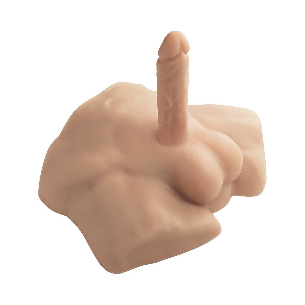 SILEX-D Apollo S Torso with 7 in. Liquid Silicone Model 2 Dildo Vanilla - Image 2