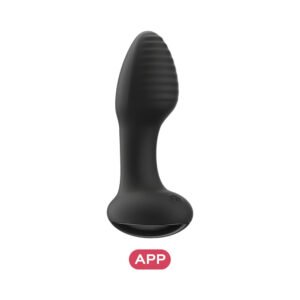 Alternative view of Honey Play Box Frenzy Pressure Sensing App-Controlled Rotating Butt Plug Black