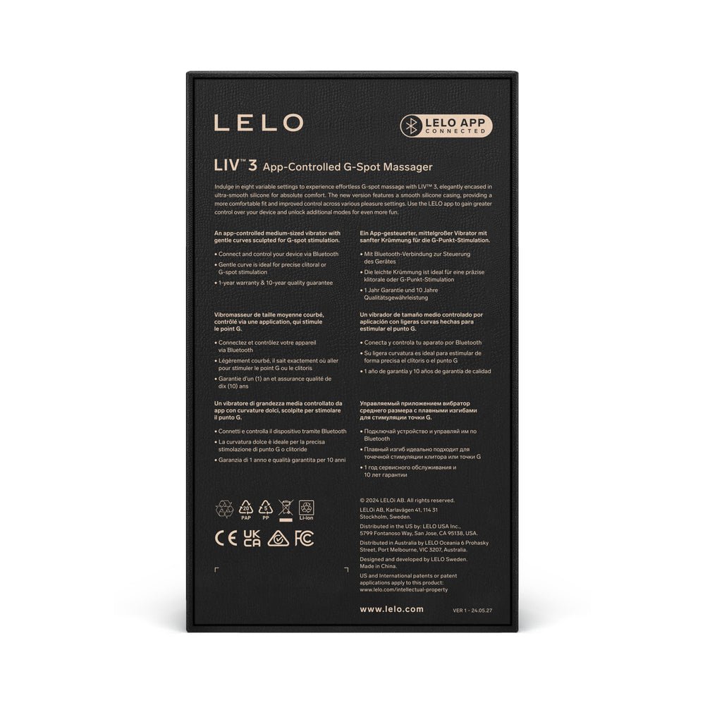 LELO LIV 3 App-Controlled G-Spot Vibrator Plum - Image 4