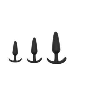 Alternative view of Adam & Eve Naughty Silicone Trainer Kit Black (Bag Packaging)