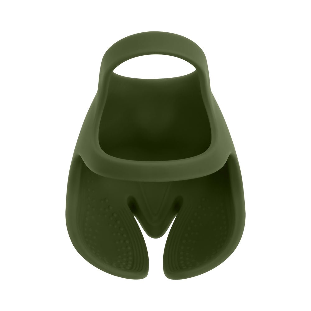 Zero Tolerance Nutty Buddy Rechargeable Cock Ring Stimulator Silicone Green - Image 8