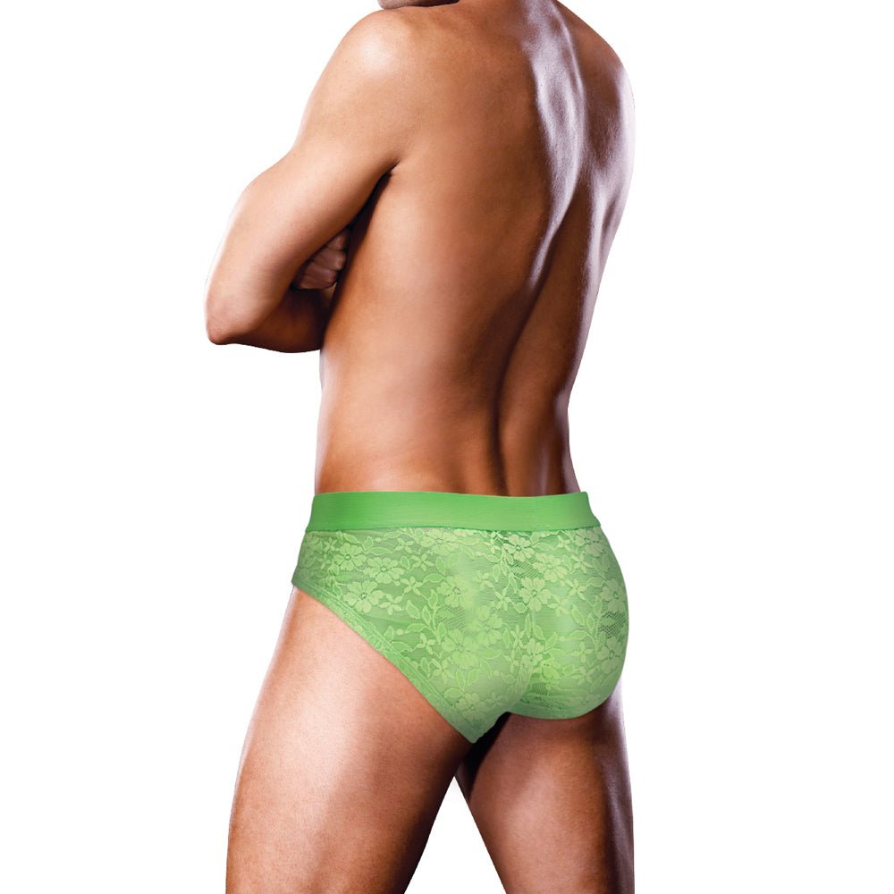 Prowler Lace Brief Neon Green S - Image 3