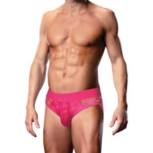 Alternative view of Prowler Lace Brief Pink M