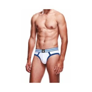 Alternative view of Prowler Brief White/Blue M