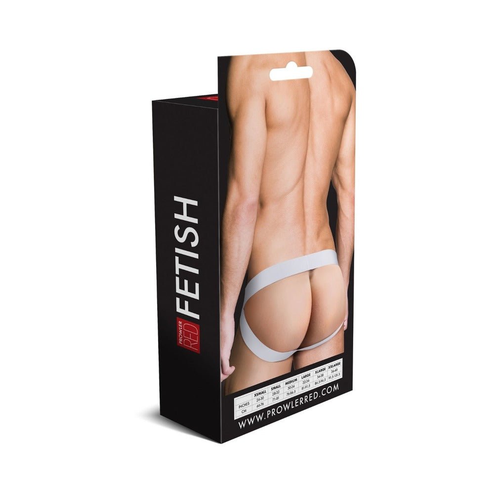 Prowler RED Assless Jock Strap White L - Image 4