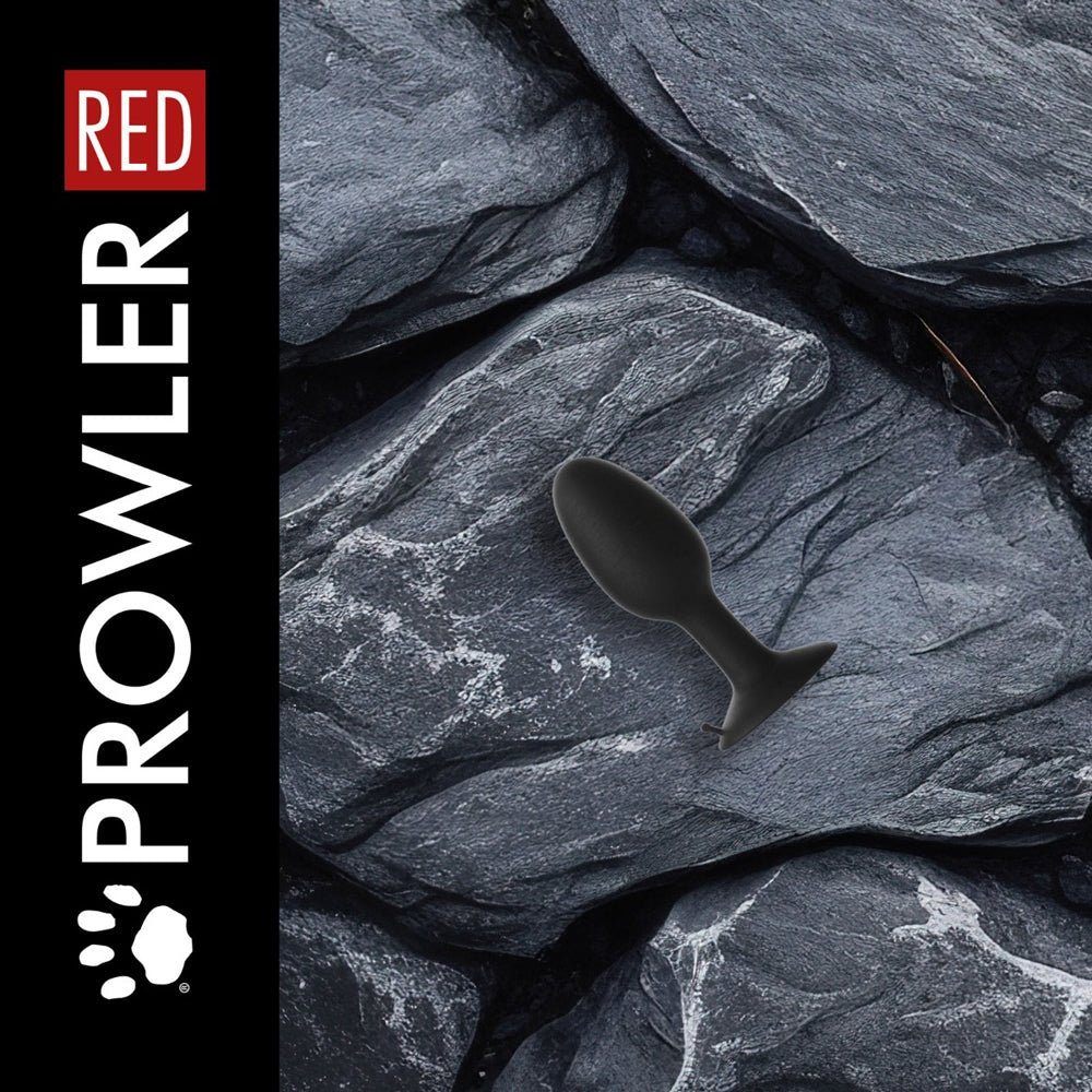 Prowler RED Weighted Butt Plug Black Small - Image 4