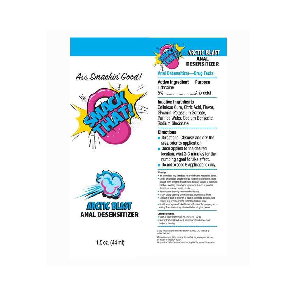 Smack That Anal Desensitizer Arctic Blast 1.5 oz. - Image 4