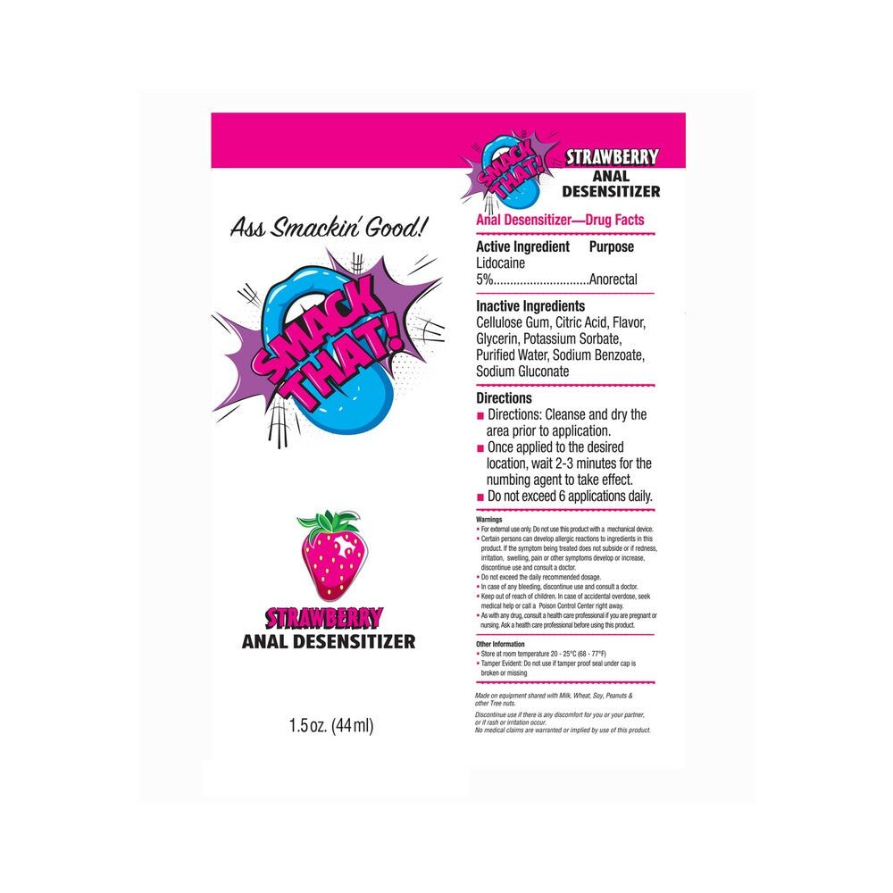 Smack That Anal Desensitizer Strawberry 1.5 oz. - Image 4