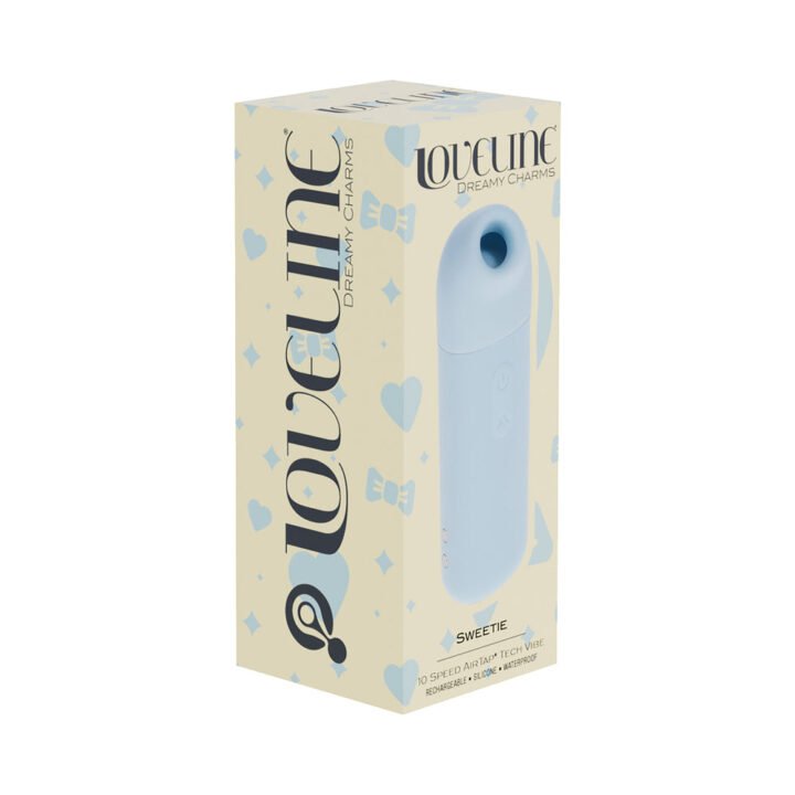 LoveLine Sweetie AirTapTech Rechargeable Vibrator Waterproof Blue