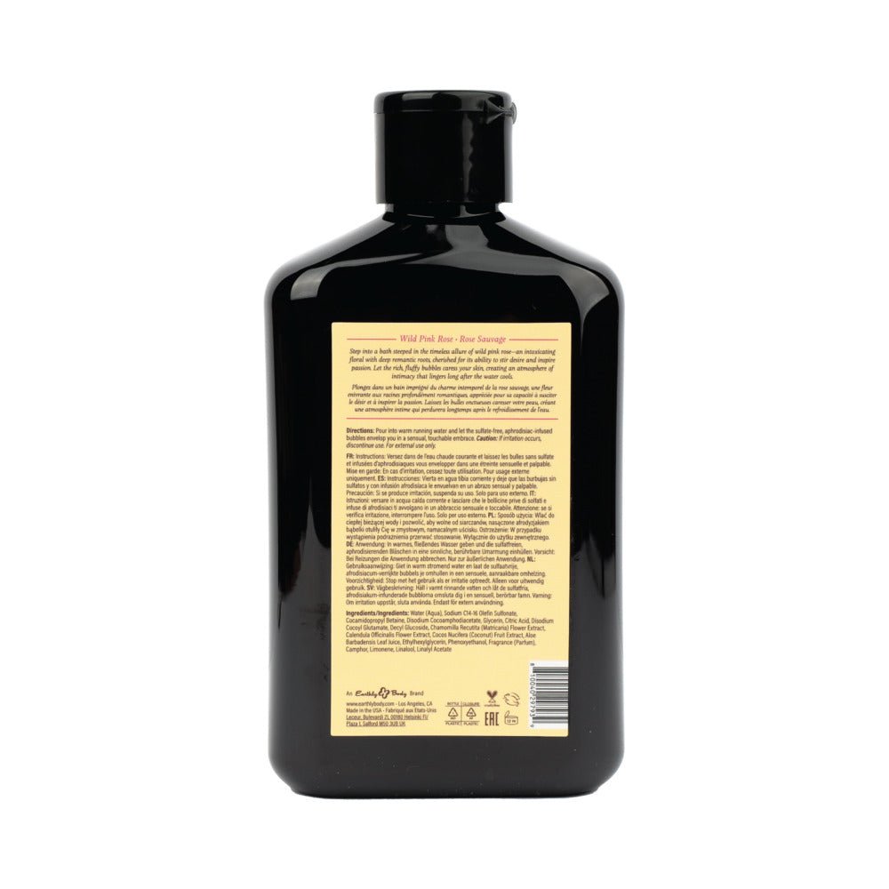 Earthly Body At Night Aphrodisiac Bubble Bath Wild Pink Rose 8.4 oz. - Image 2