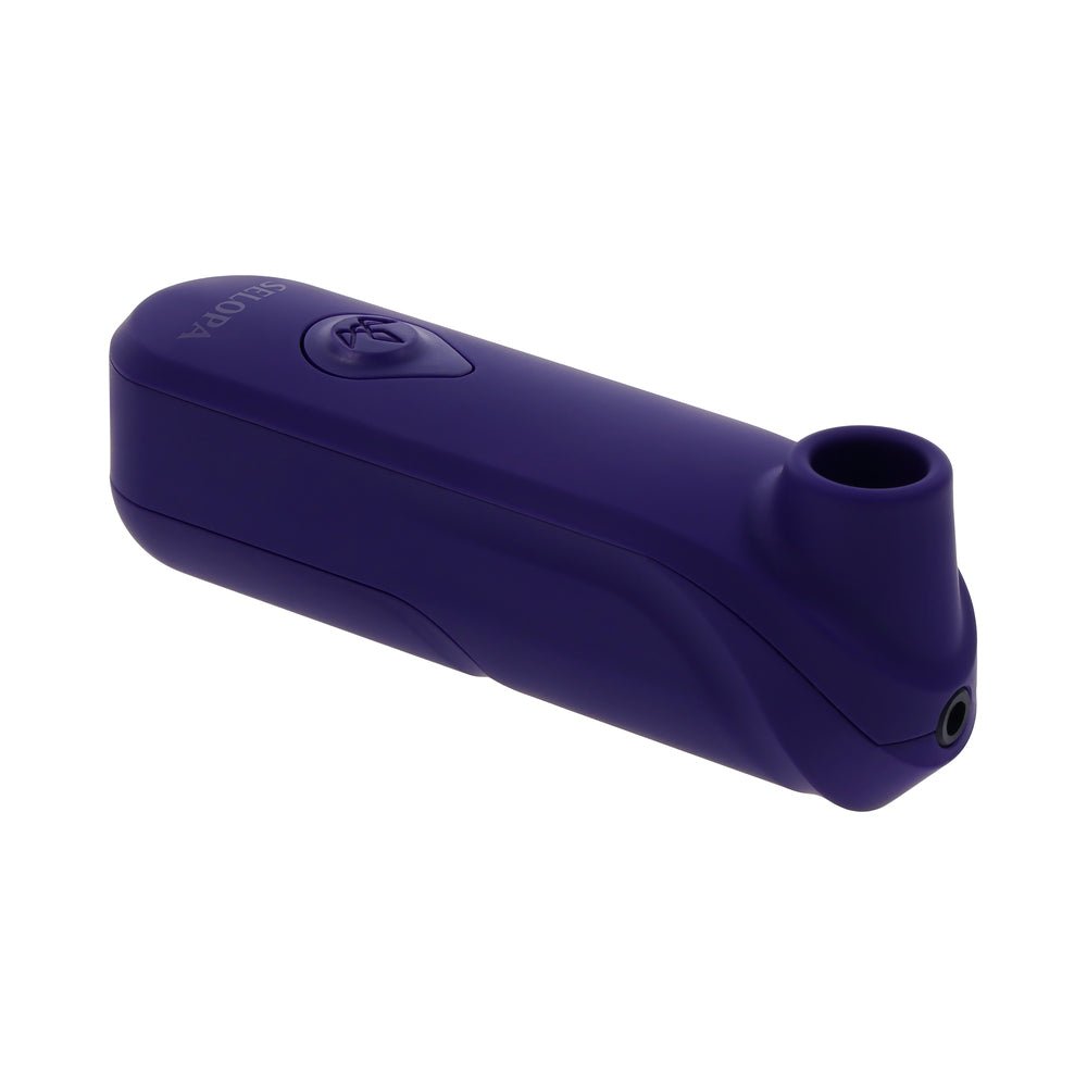 Selopa Sure Thing AAA Battery Vibrating Suction Silicone Purple - Image 8