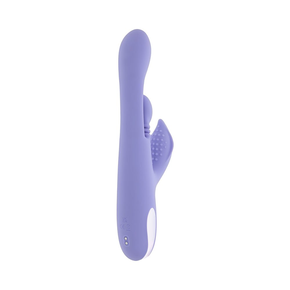 Playboy Nubbin Rubbin Rechargeable Dual Stimulator Vibe Silicone Purple - Image 7