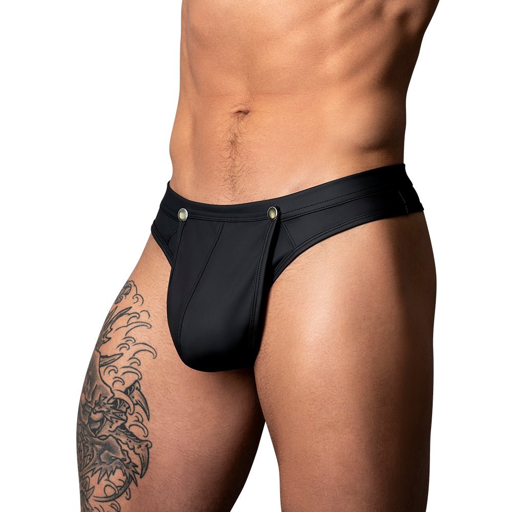 Male Power Oh Snap! Snap off Thong Black S/M - Image 2