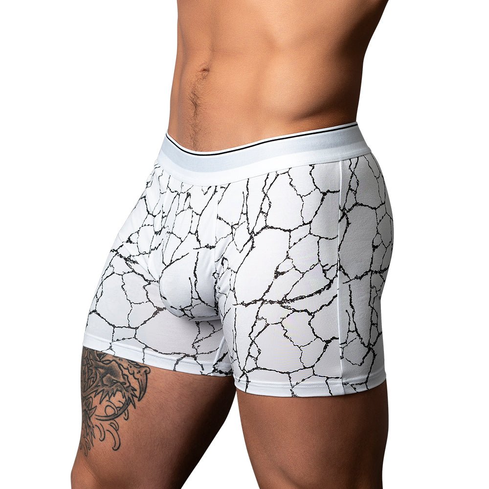 Male Power Soo Cumfy Boxer Brief Black/White S - Image 2