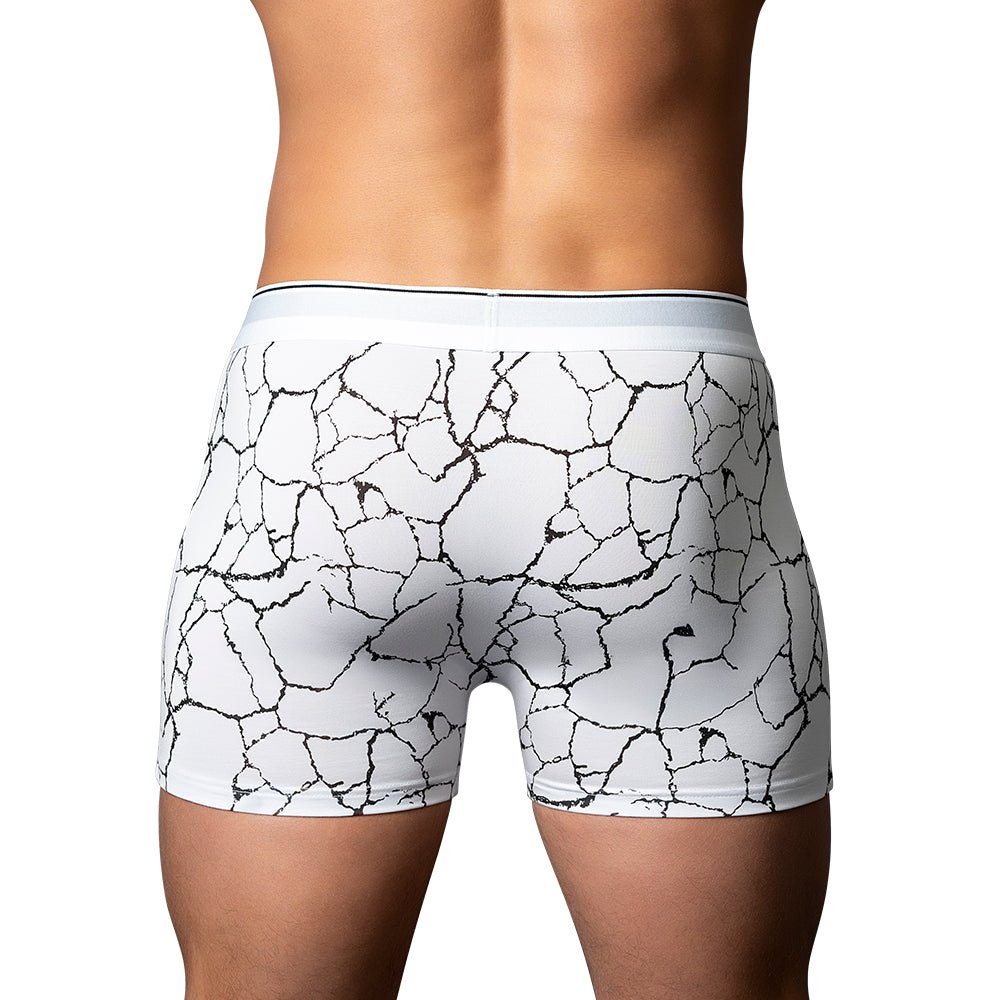 Male Power Soo Cumfy Boxer Brief Black/White S - Image 3