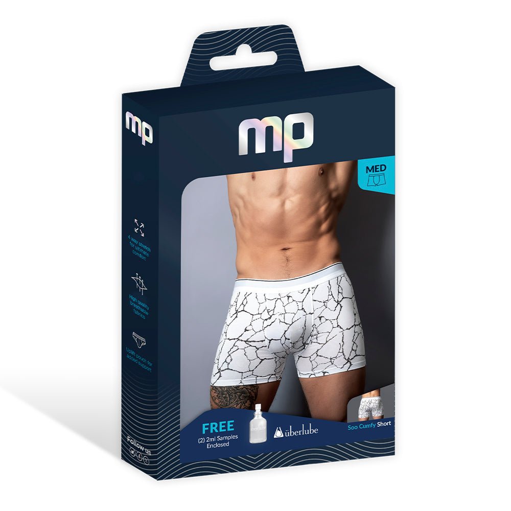 Male Power Soo Cumfy Boxer Brief Black/White S - Image 6