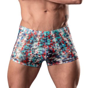 Male Power Your Lace Or Mine Pouch Short Geometric S