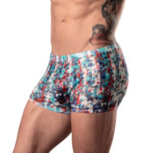 Alternative view of Male Power Your Lace Or Mine Pouch Short Geometric L