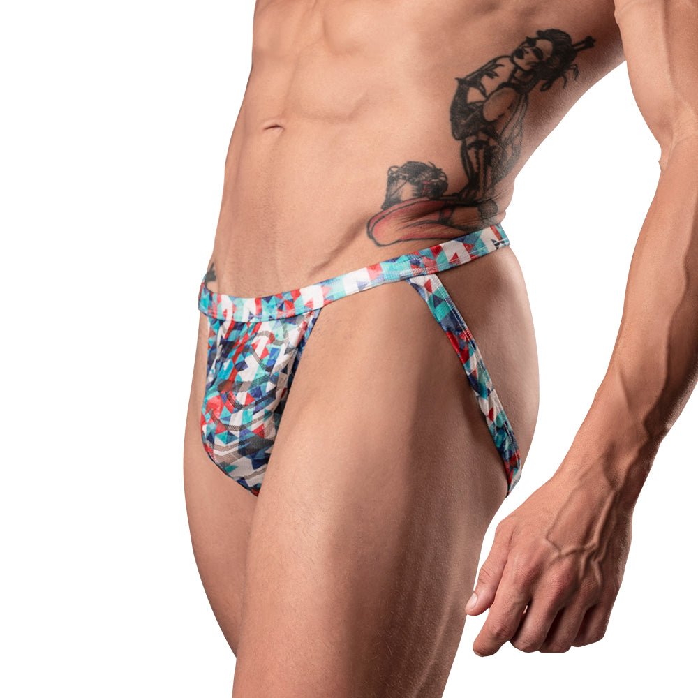 Male Power Your Lace Or Mine Jock Geometric L/XL - Image 2