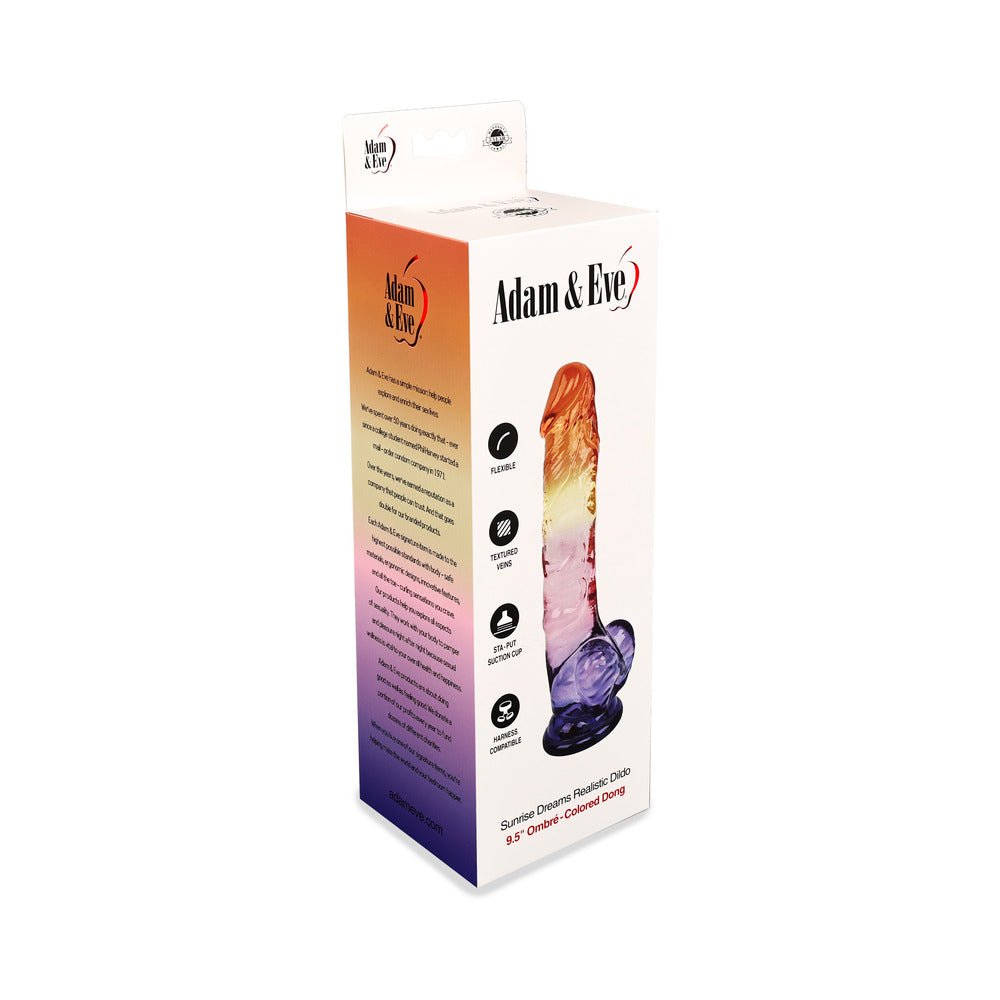 Adam & Eve Sunrise Dreams Realistic Dildo 9.5 in. - Image 7