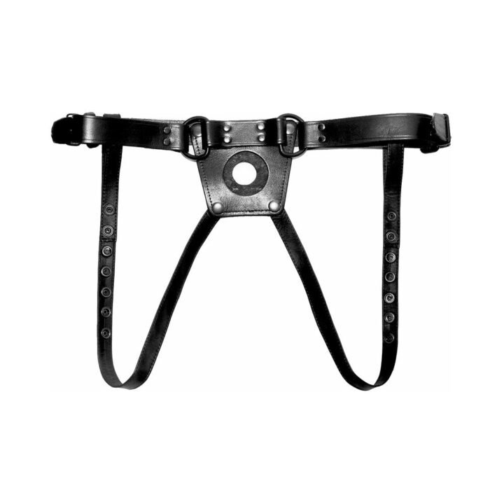 Prowler RED Leather Dong Harness L